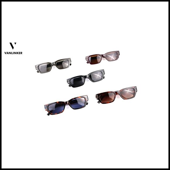 Polarized Square Cat Eye Sunglasses Women Retro Rave Rectangle Shades main image 5